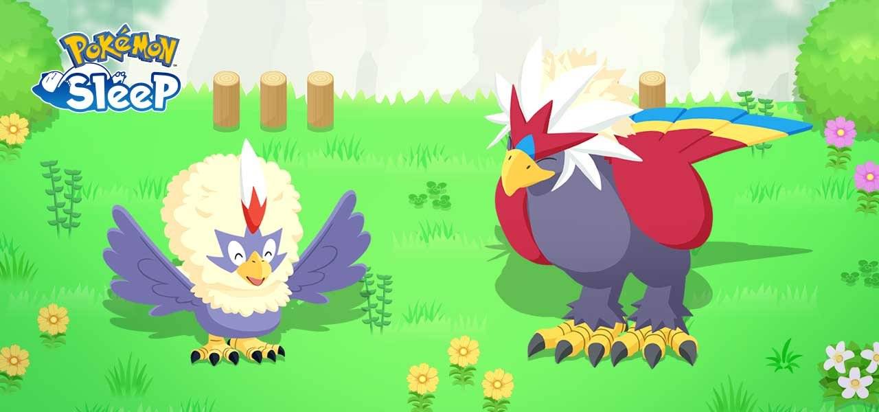 Rufflet en Braviary Word lid van Pokemon Sleep Dromy Encounters in januari