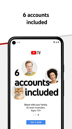 YouTube TV: Live TV & more Tangkapan skrin 1