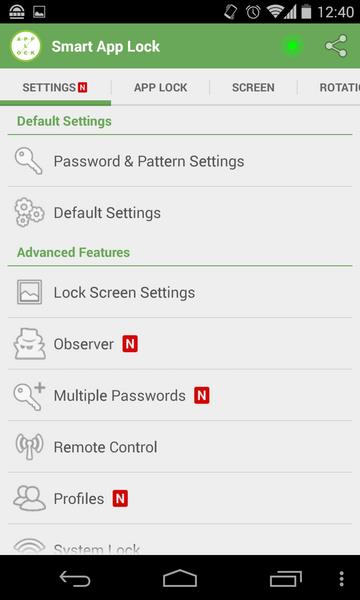 Smart App Lock Ảnh chụp màn hình 0