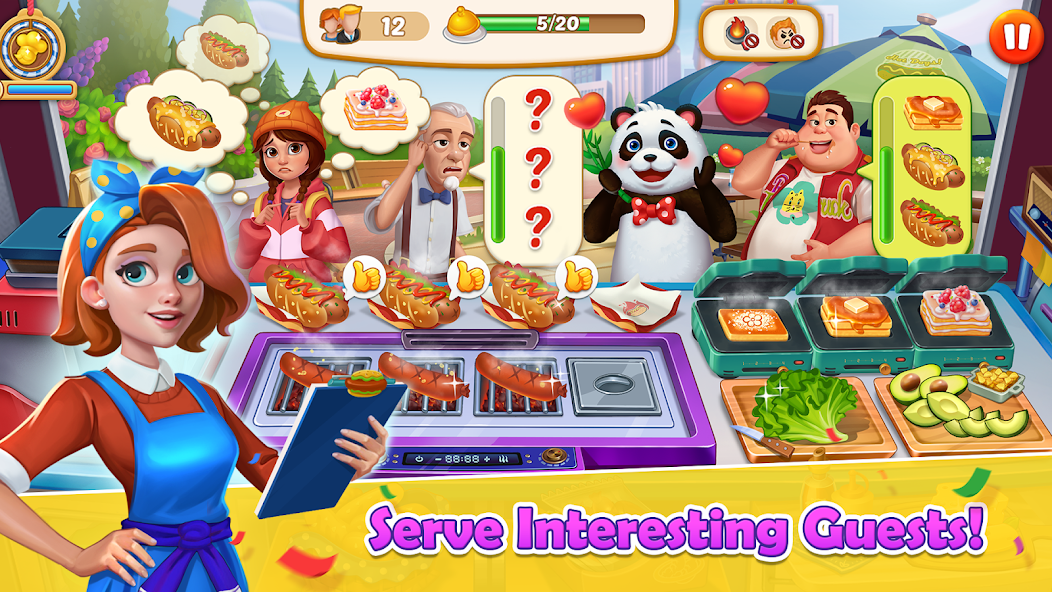 Rita's Food Truck:Cooking Game Mod スクリーンショット 2