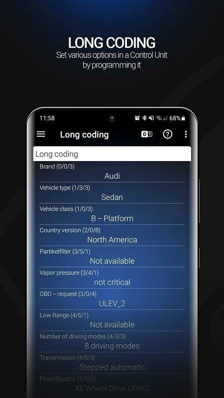 OBDeleven car diagnostics Capture d'écran 2