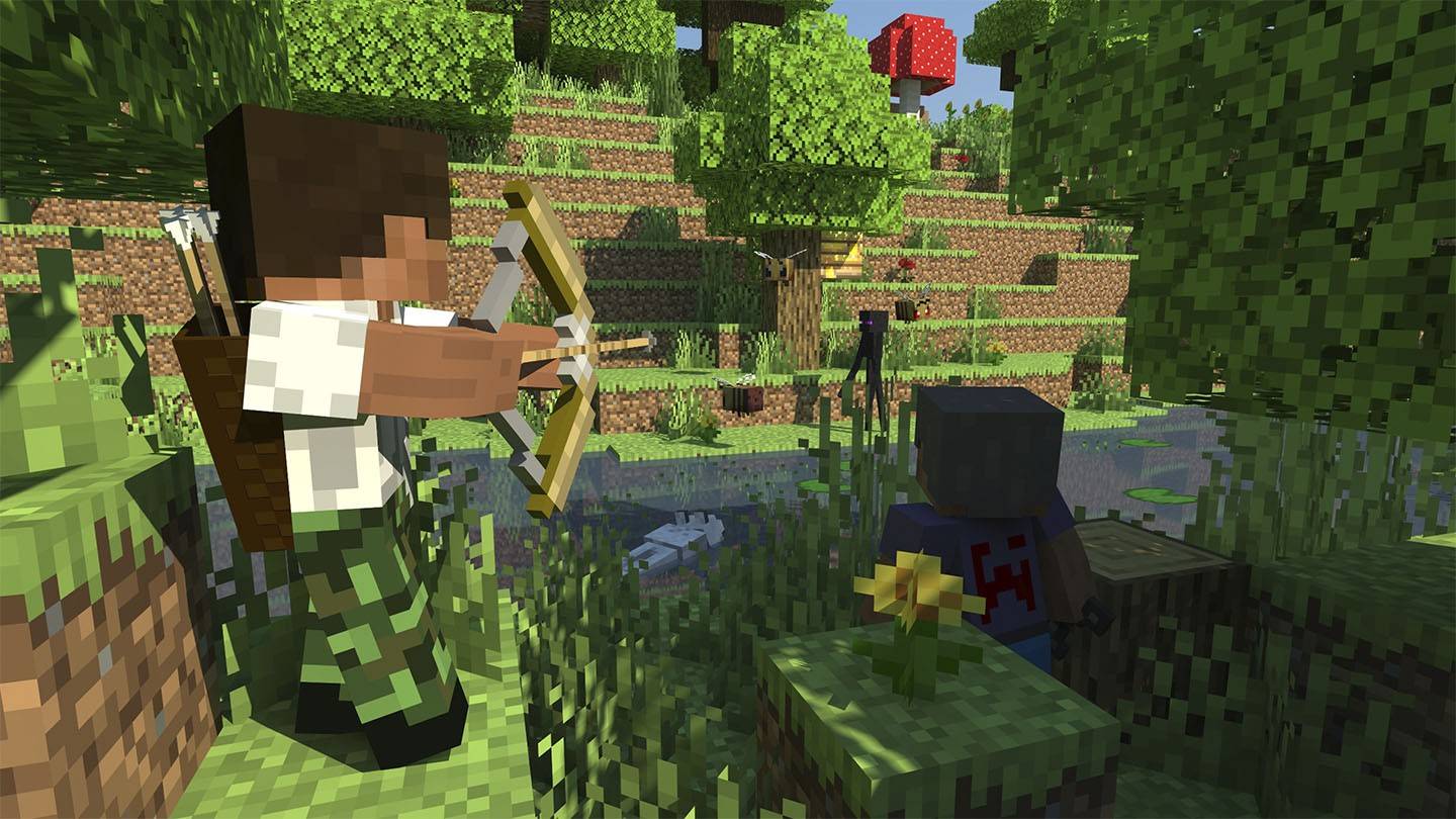 Panduan terperinci untuk tunduk dan anak panah di minecraft