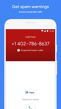 Google 開發的「電話」- 來電顯示和騷擾電話阻擋功能 螢幕截圖 0