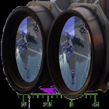 Military Binoculars Simulated