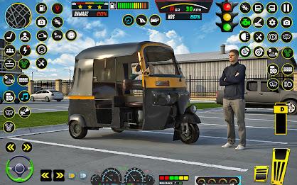 Rickshaw Game Rickshaw Driving 스크린샷 3