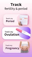 Ovulation & Period Tracker Ekran Görüntüsü 0