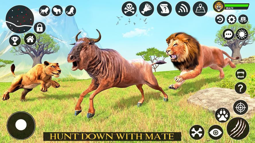 Ultimate Lion Simulator Game Captura de tela 0