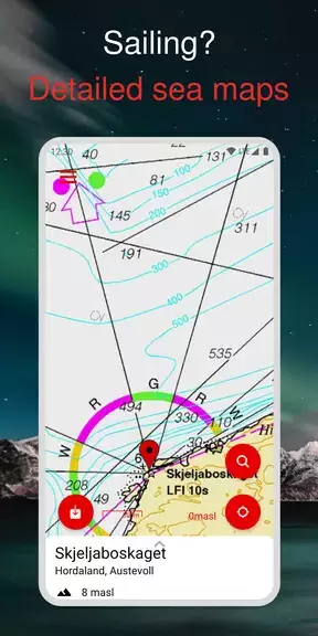 ノルウェーの地図 スクリーンショット 1