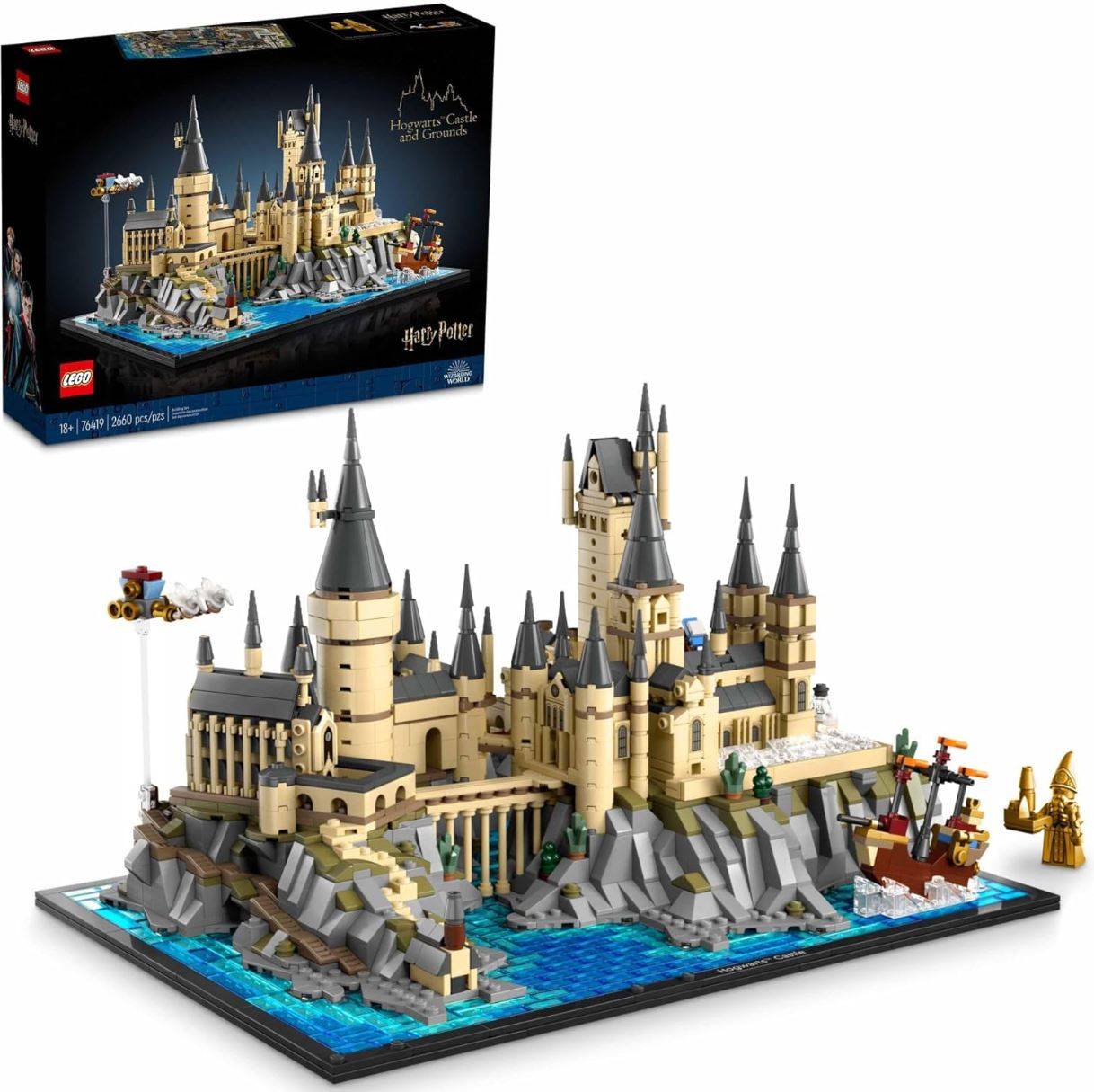 Amazon está vendiendo el castillo y los terrenos de LEGO Hogwarts a su precio más bajo