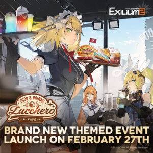 Frontline 'Girls' 2: Exilium - Zucchero Caféเปิดตัว