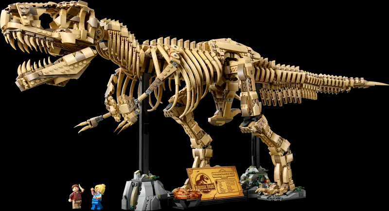 Fósseis de dinossauros mundiais jurássicos LEGO: Tyrannosaurus rex