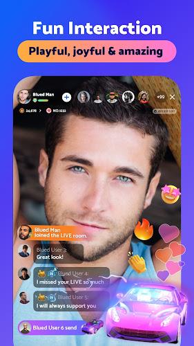 Blued: Gay Live Chat & Dating Ảnh chụp màn hình 1