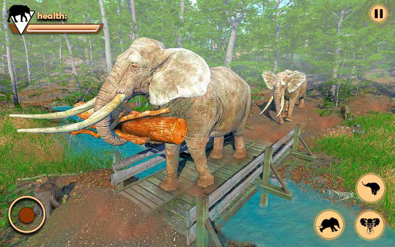 Elephant Simulator Animal Game Zrzut ekranu 2