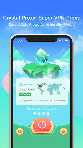 Crystal Proxy: Super VPN Proxy Screenshot 0