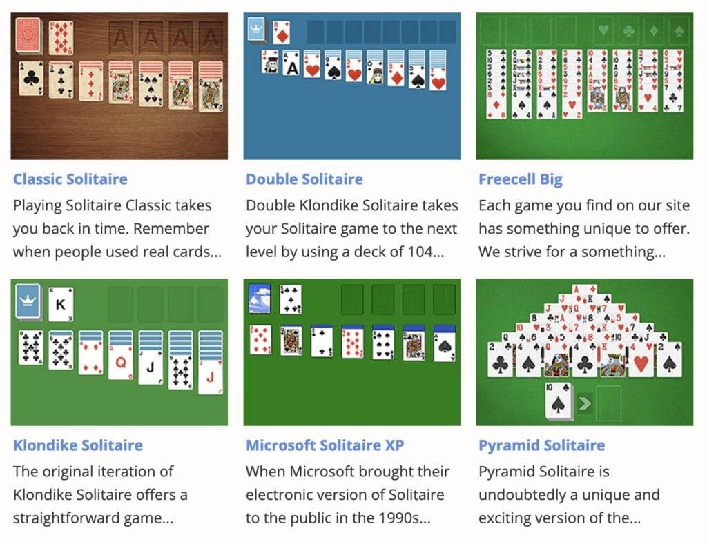 FreeSolitaire.com on Mobile