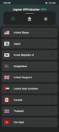 Japan VPN Master - VPN Proxy Screenshot 2