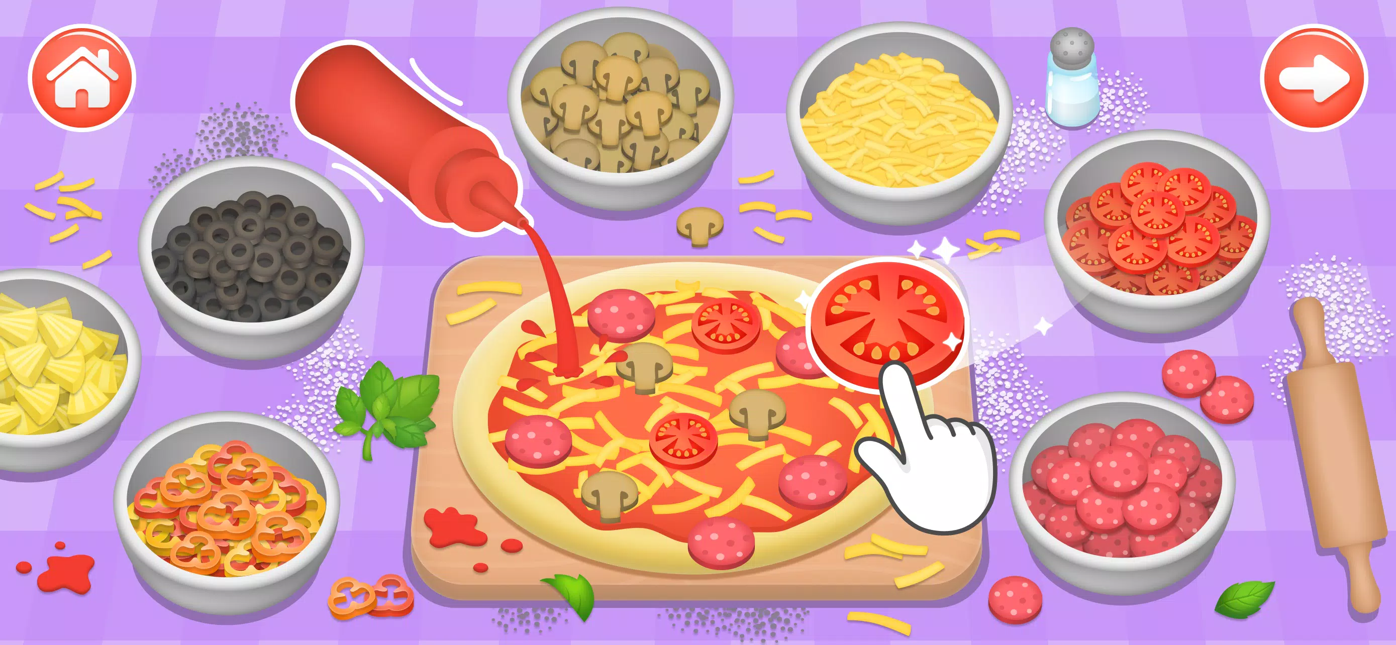 Kids Cooking Games Tangkapan skrin 0