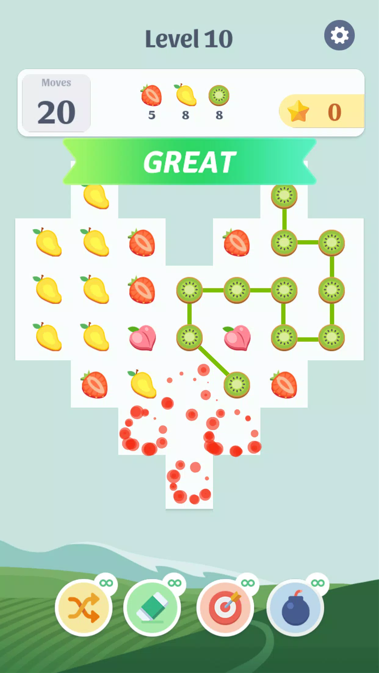 Fruit Game: Connect & Blast स्क्रीनशॉट 2