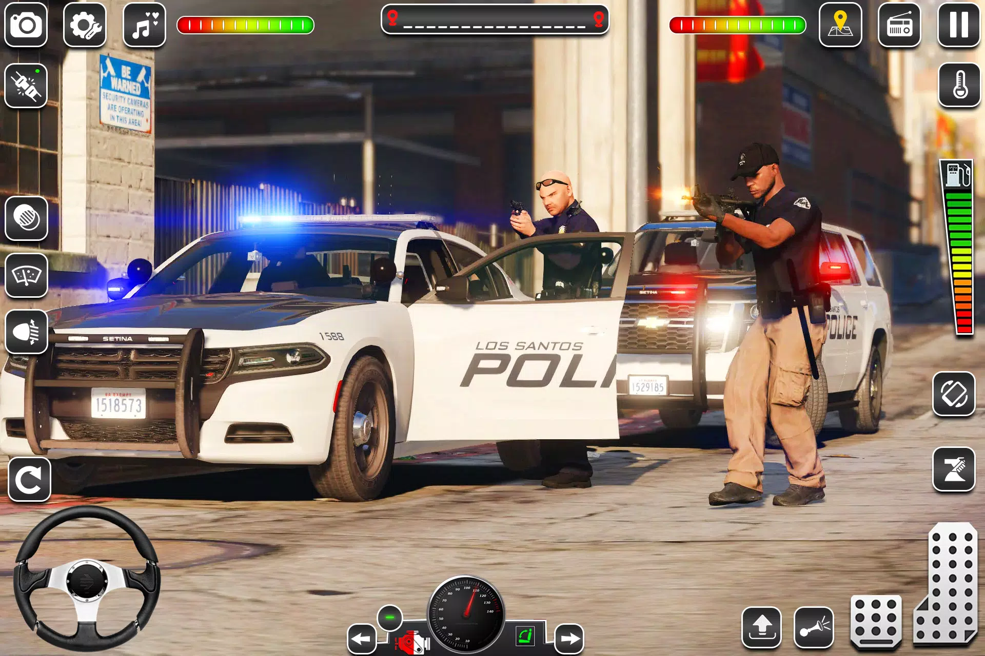 US Police Car Chase Game 3D ภาพหน้าจอ 2