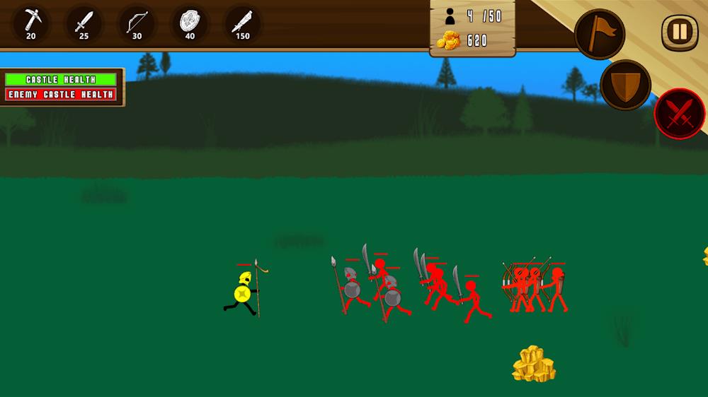 Stickman Age: Stick War Battle ภาพหน้าจอ 0