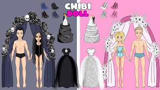 Chibi Dolls LOL: Dress up Game Ảnh chụp màn hình 0