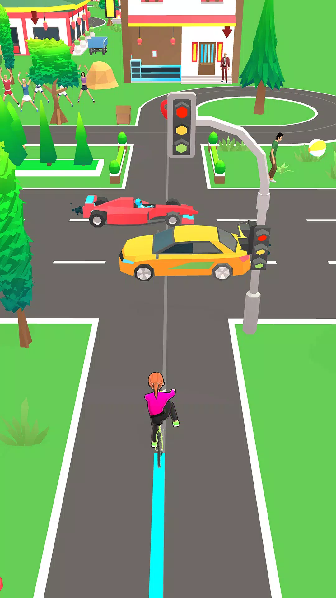 Paper Rider Delivery  Boy Game Screenshot 0