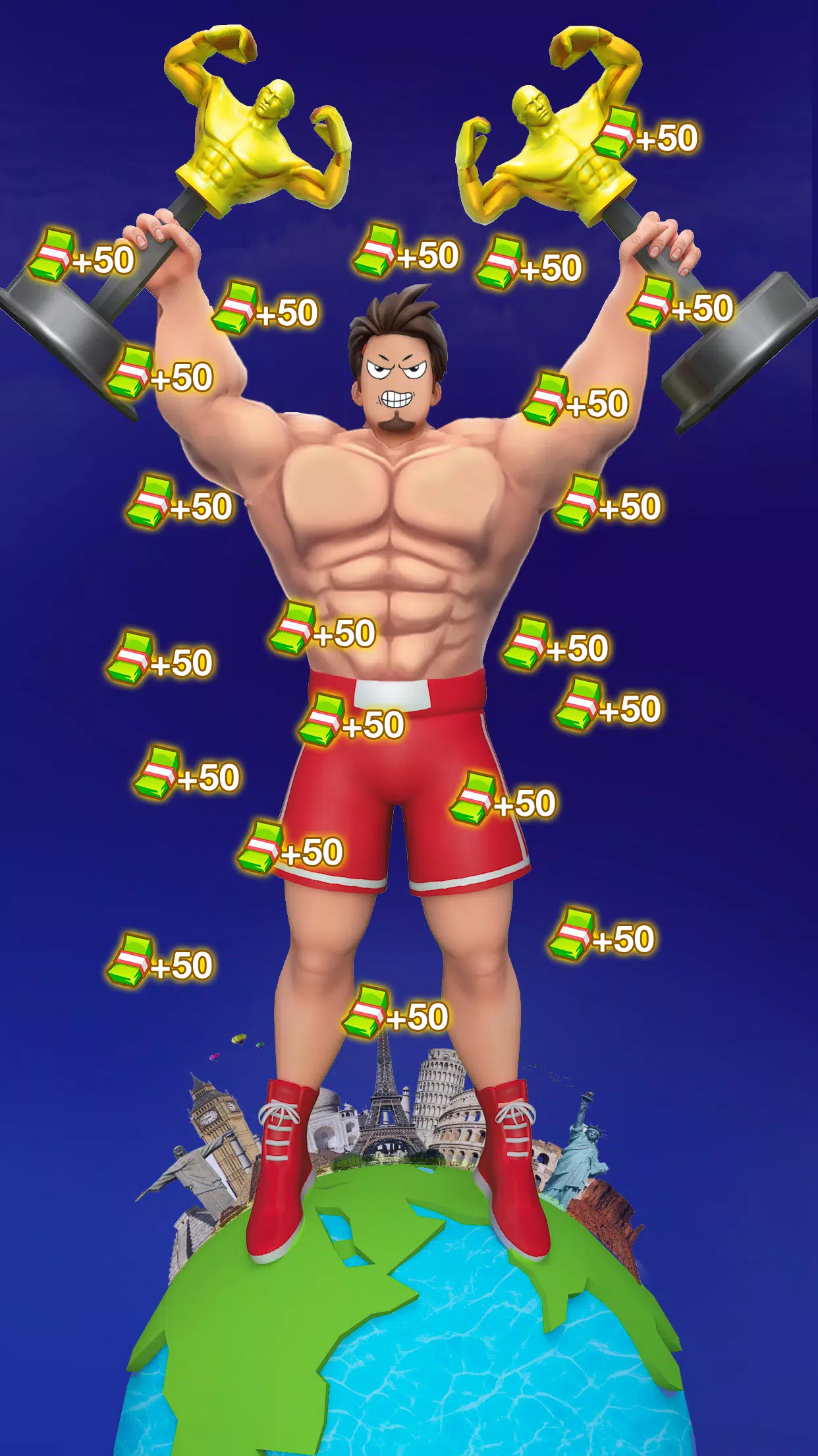 Gym Clicker Hero: Idle Muscles Screenshot 1