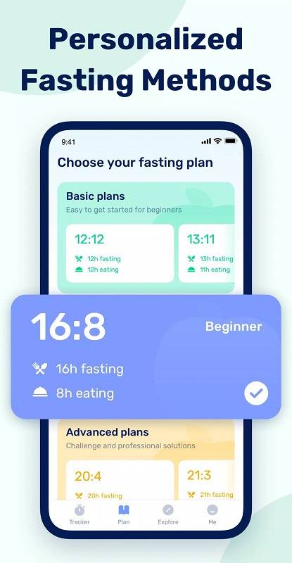 Schermata GoFasting Intermittent Fasting 2