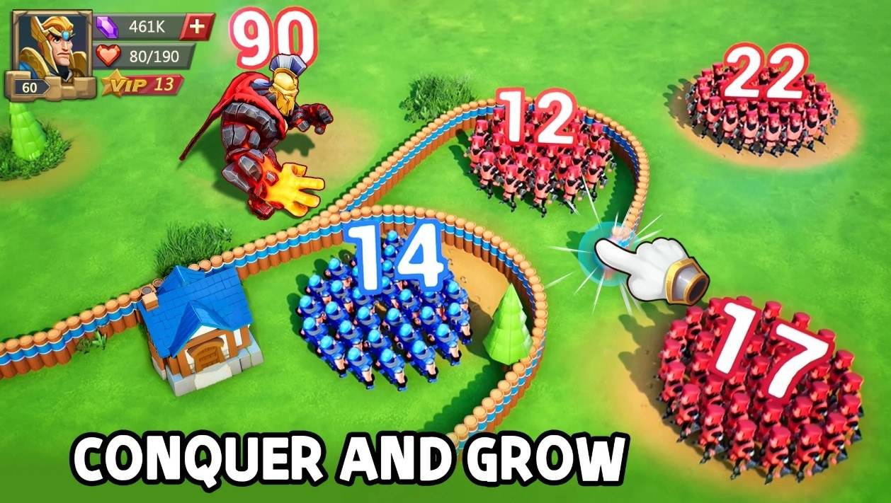 Speel Lords Mobile op Mac met Bluestacks Air