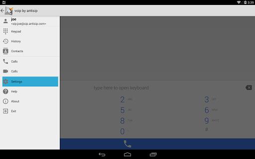 Voip By Antisip (+Video) Screenshot 3