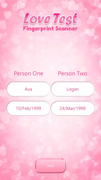 Love Compatibility Test Fingerprint スクリーンショット 2