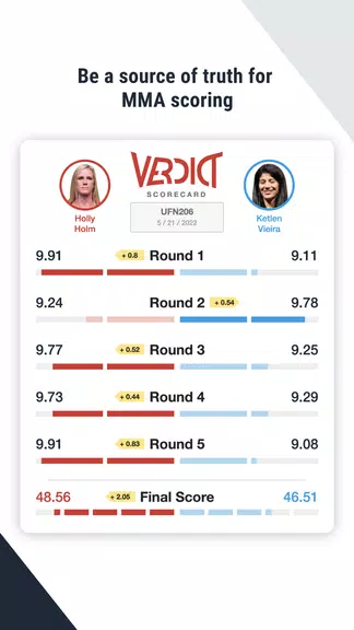 Verdict MMA Picks & Scoring 스크린샷 3