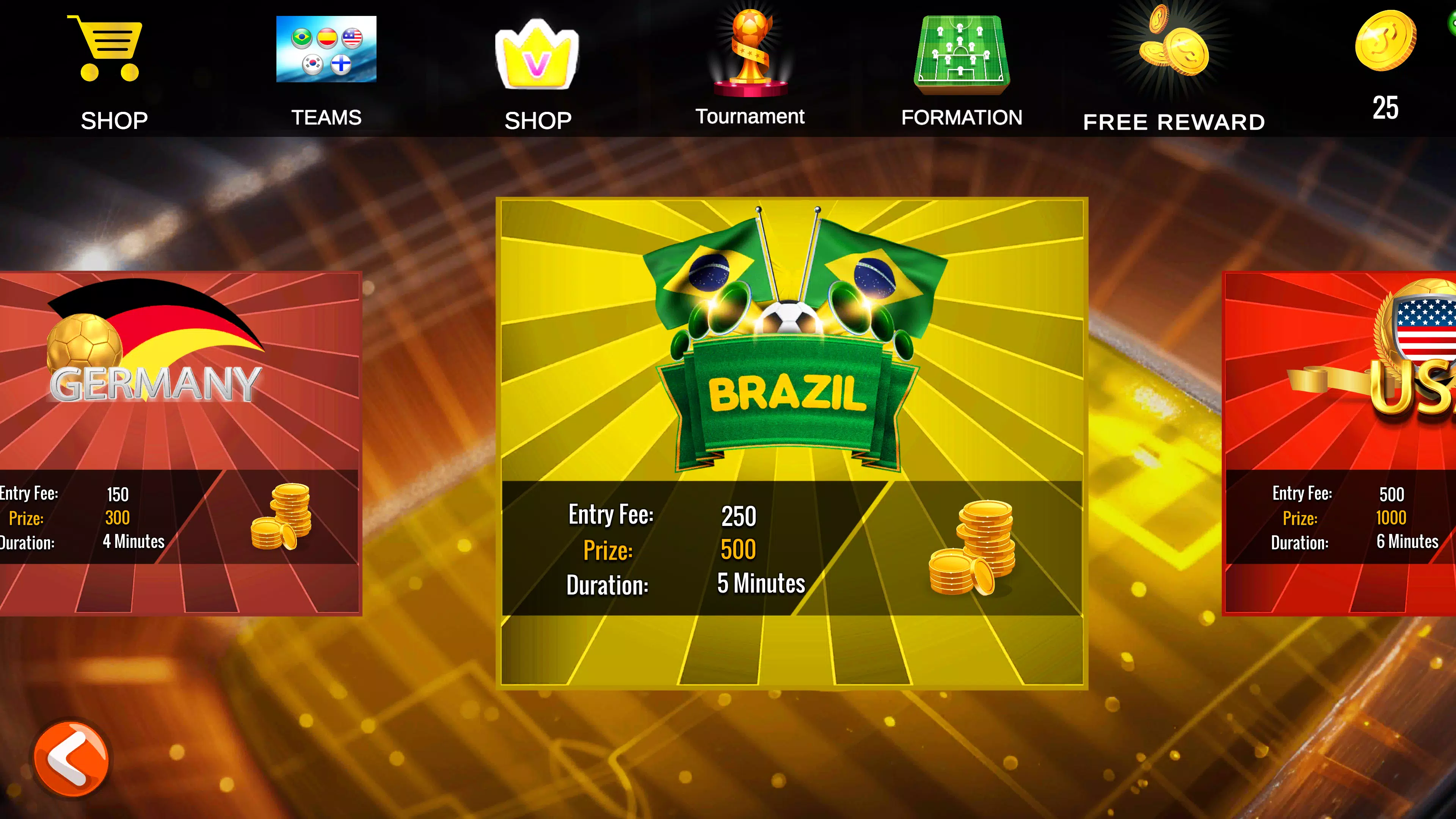 Finger Soccer: 2D Superstar Captura de pantalla 2