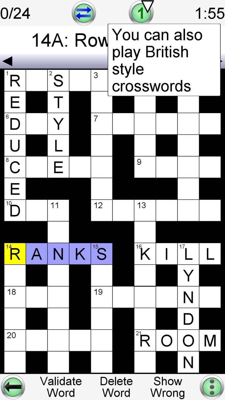 Barred Crossword Tangkapan skrin 1