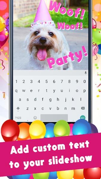 Happy Birthday Video Maker With Music And Photos Скриншот 2