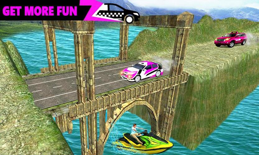 Pink Taxi Driving Game 3D Ảnh chụp màn hình 2