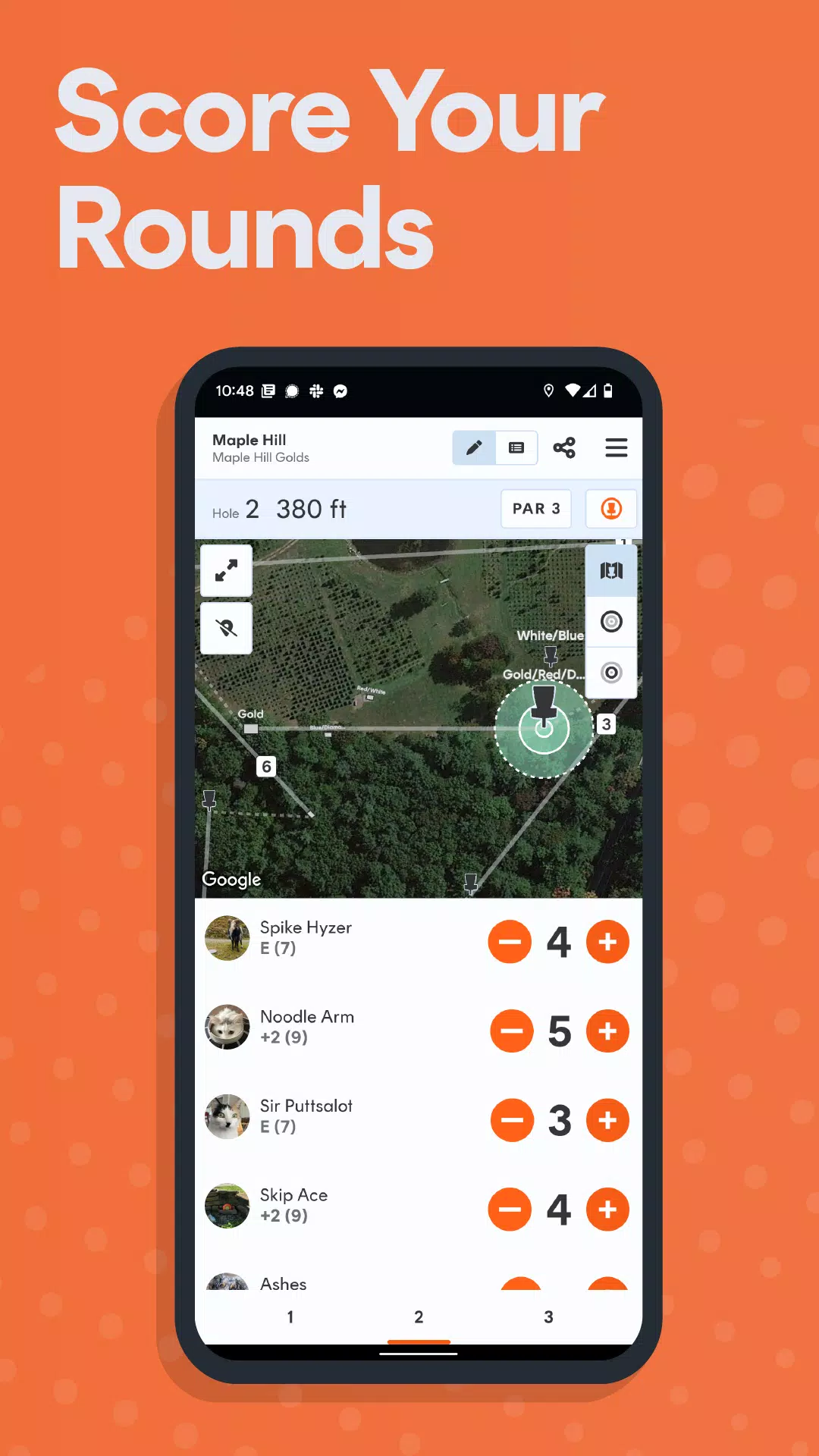 UDisc Disc Golf App Captura de tela 2