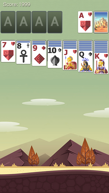 Solitaire Ancient Fable Theme Screenshot 0