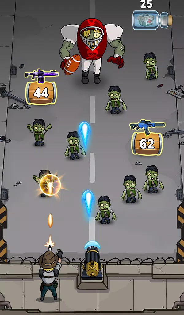 Zombie War Idle Defense Game Captura de pantalla 0