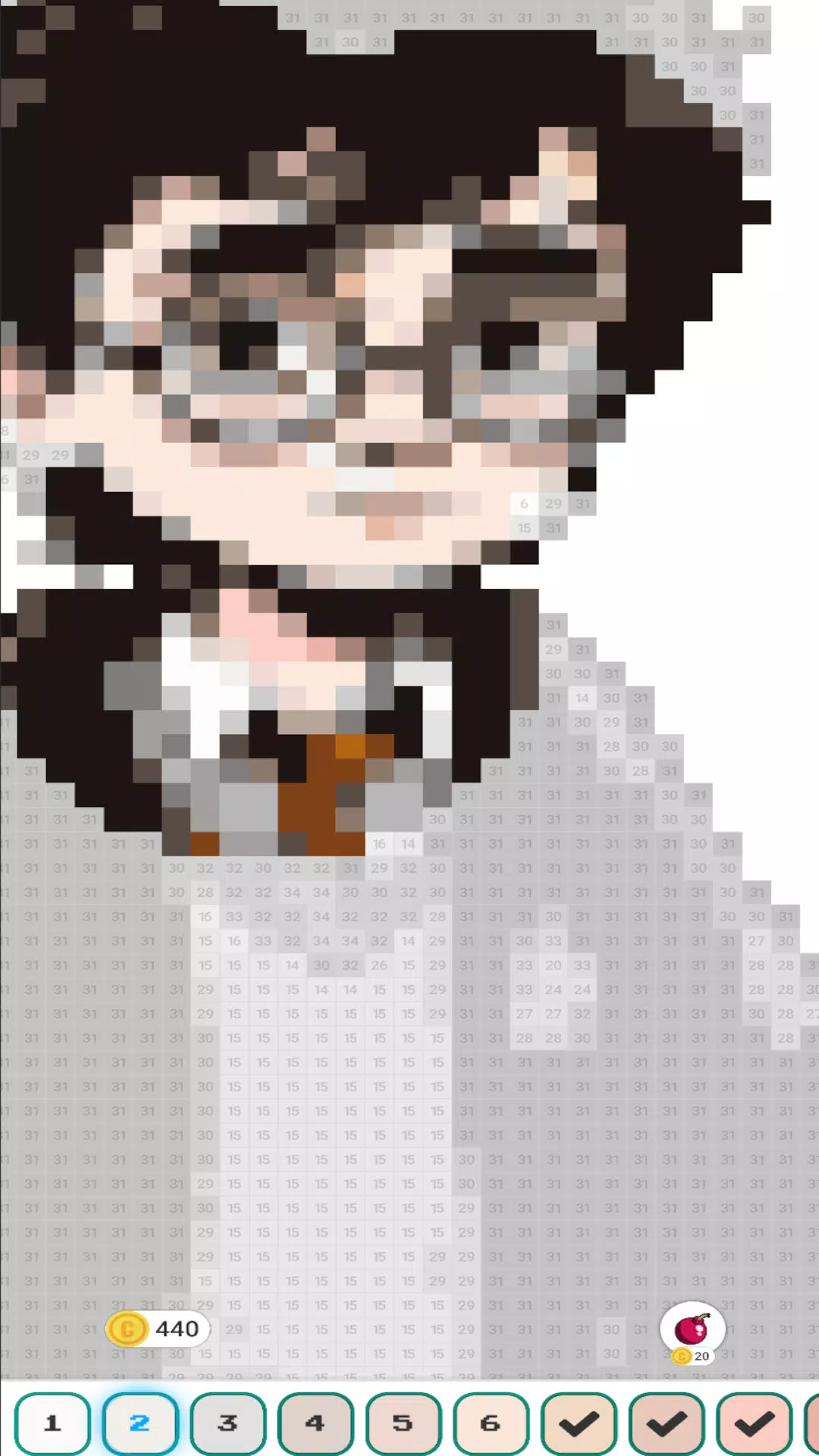 Hogwart Cartoon Pixel Art 스크린샷 1