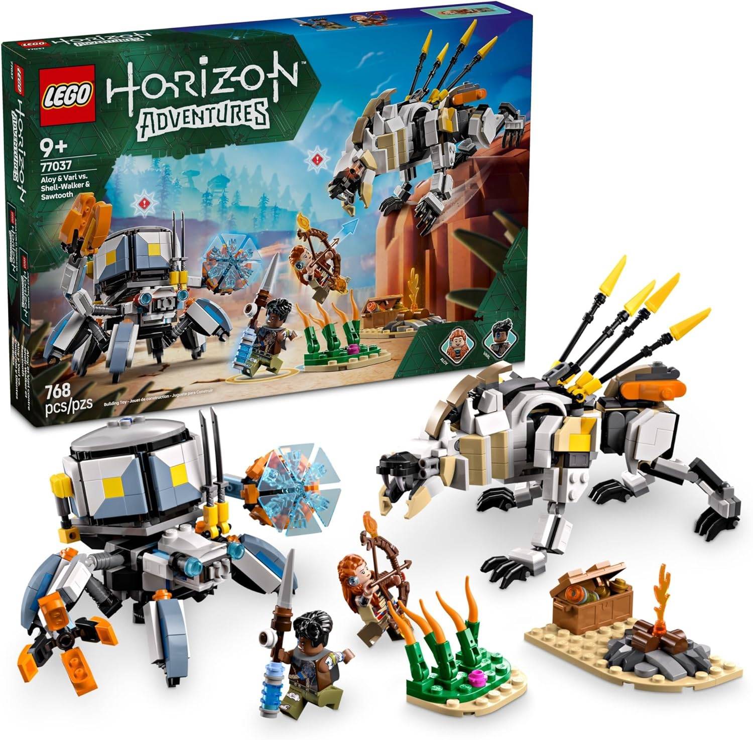 Lego Horizon Adventures Aloy & Varl vs. Shell-Walker & Sawtooth