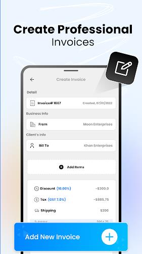 Invoice Maker and Generator 螢幕截圖 1