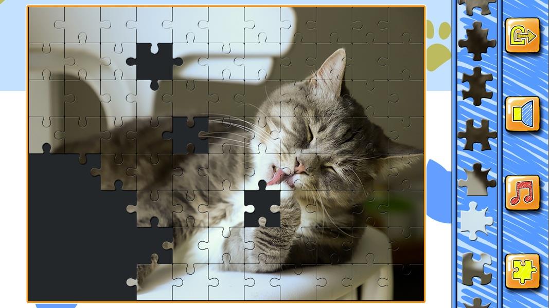 Jigsaw Puzzle Cats Kitten スクリーンショット 0