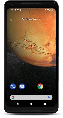 Mars 3D live wallpaper Screenshot 0