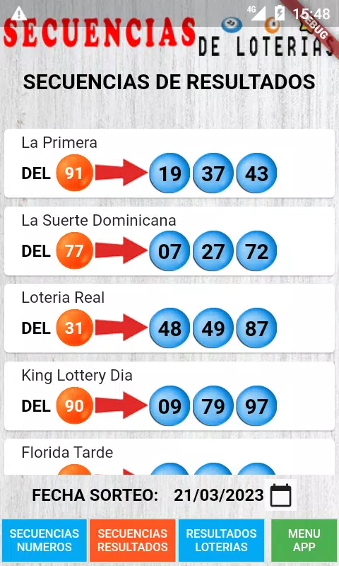 Secuencias de Loterias スクリーンショット 2