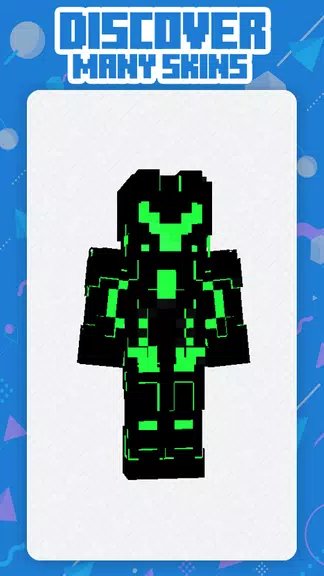 Neon Squad Skin Minecraft Ảnh chụp màn hình 0