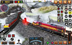 Uphill Train Track Simulator 스크린샷 1