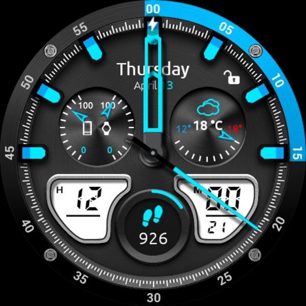 Fury Watch Face Zrzut ekranu 3