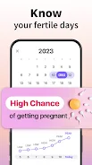 Ovulation & Period Tracker Ekran Görüntüsü 1