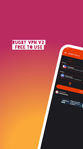 RUGBY VPN V2 螢幕截圖 0